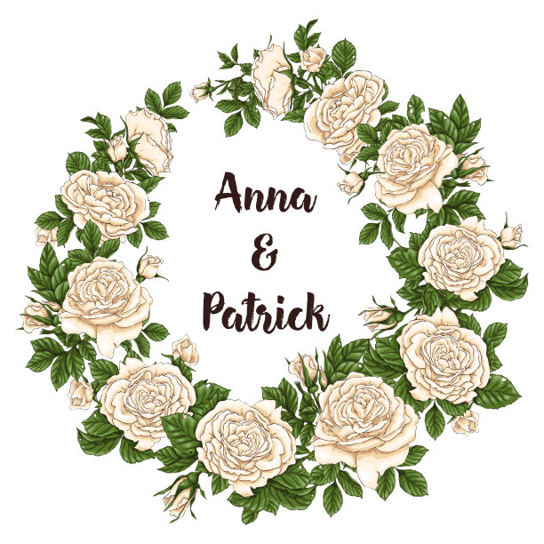 向量卡与花园白色和红色玫瑰和郁金香花在白色的背景。设计浪漫的天然化妆品，香水，女性产品图片下载