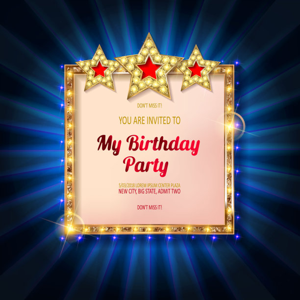 你被邀请去参加一个生日聚会图片下载