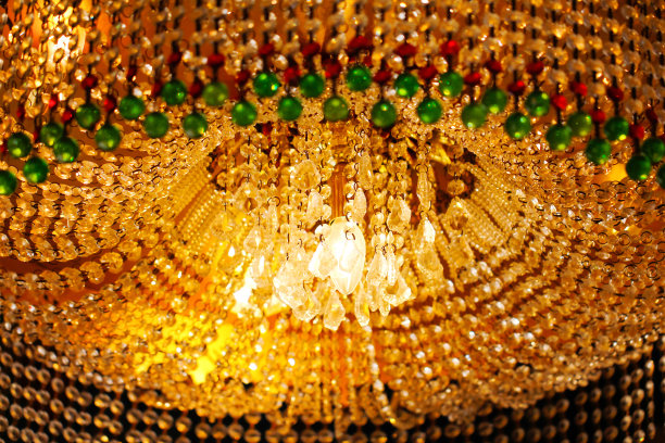 豪华水晶吊灯背景吊灯图片下载