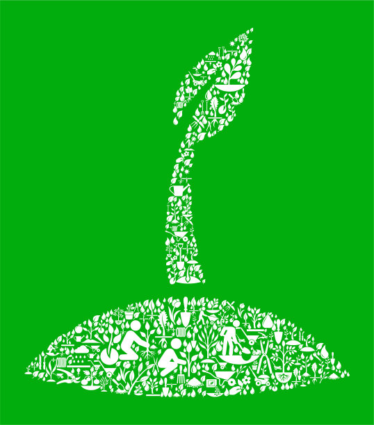 苗木绿化园林及园林背景模式图片下载