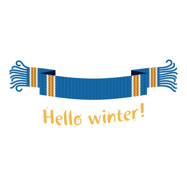 冬季针织围巾图片下载