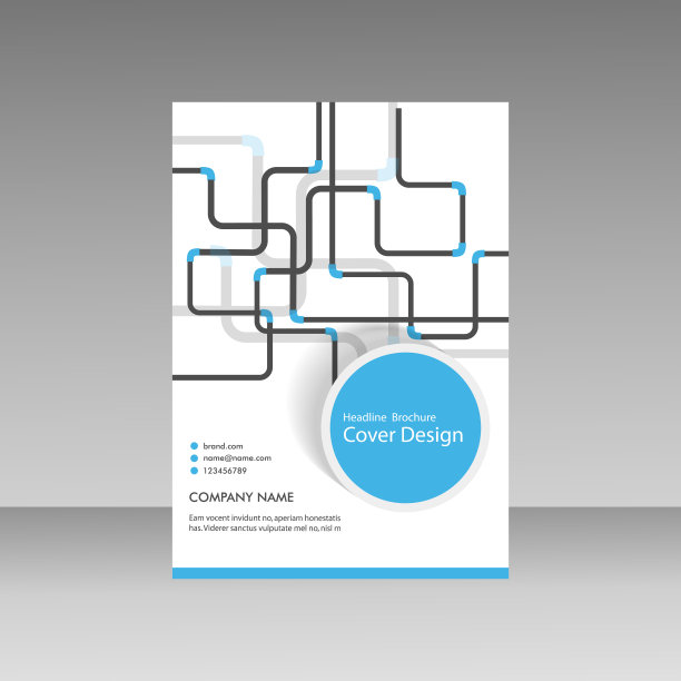 管道矢量模板小册子图片下载