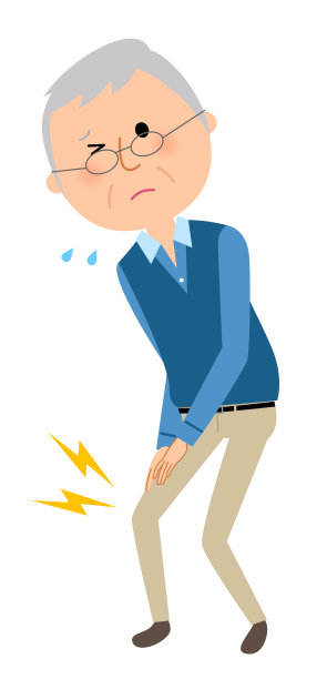 老人，膝盖疼痛图片下载