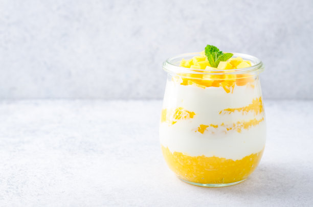 芒果希腊酸奶图片下载