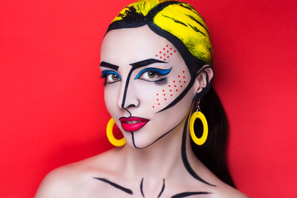 女人美丽年轻的女孩素材图片