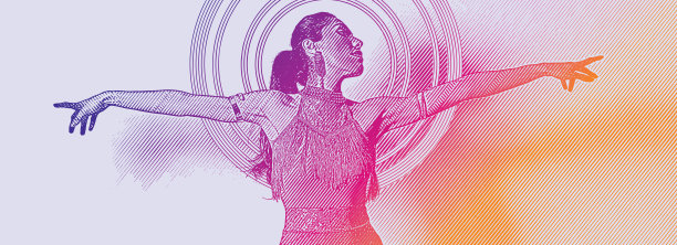 西班牙女子拉丁舞图片下载