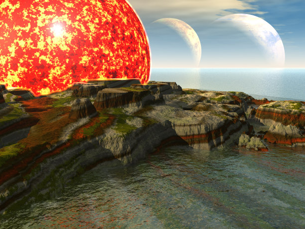 第一次爆炸-外星景观图片下载