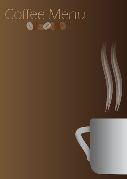 咖啡菜单背景图片下载