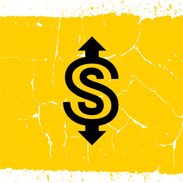 货币美元符号与箭。图片下载