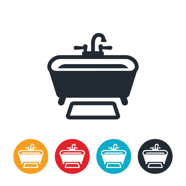 浴缸里的图标图片下载