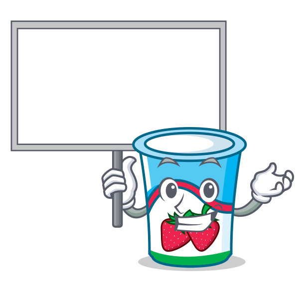 带来板酸奶人物卡通风格图片下载