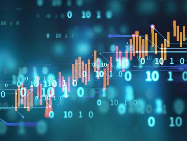 技术财务图上的技术抽象背景素材图片