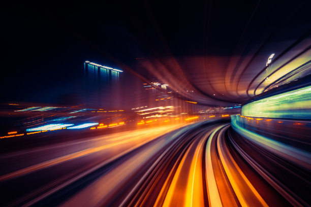 高速列车，模糊的运动图片下载