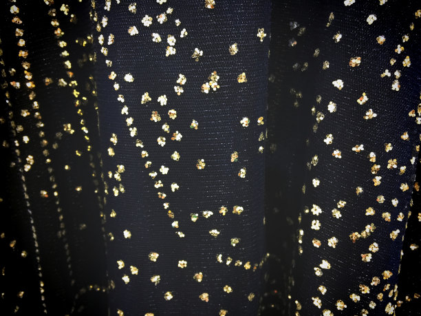 黑布金花图案图片下载