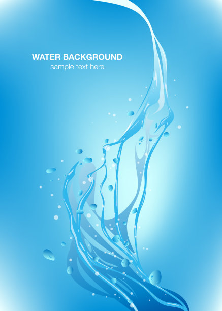 水彩背景，矢量插图图片下载