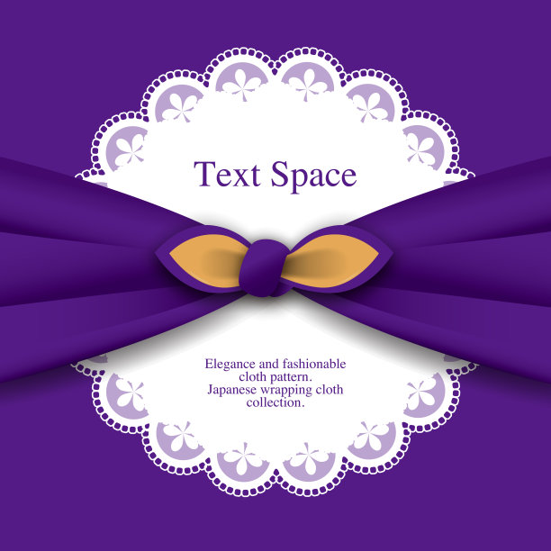 包装布插图。日本Furoshiki。图片下载