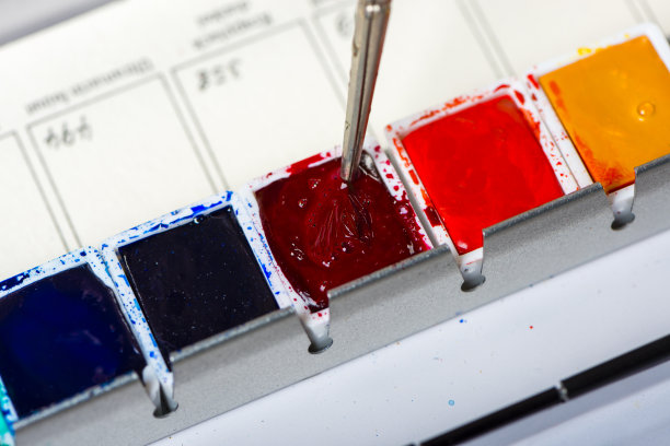 水彩颜料图片下载