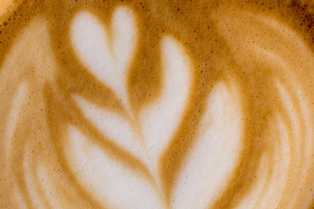 咖啡拿铁艺术卡布奇诺纹理背景图片下载
