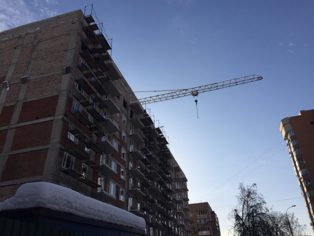 起重机和建筑图片下载