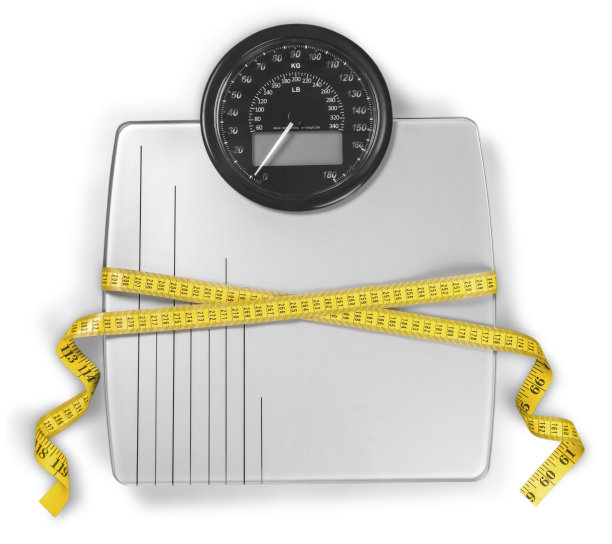 体重秤。素材图片