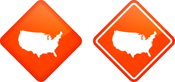 美利坚合众国地图。图片下载