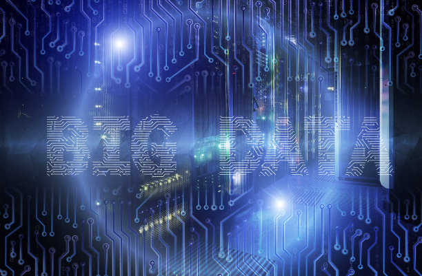 大数据文本图形通过主机在数据中心的行图片下载