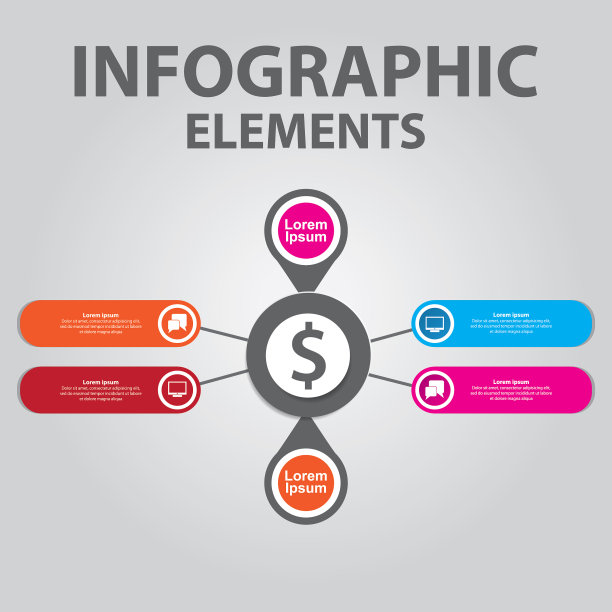 业务信息图表设计。展示业务信息图表模板图片下载