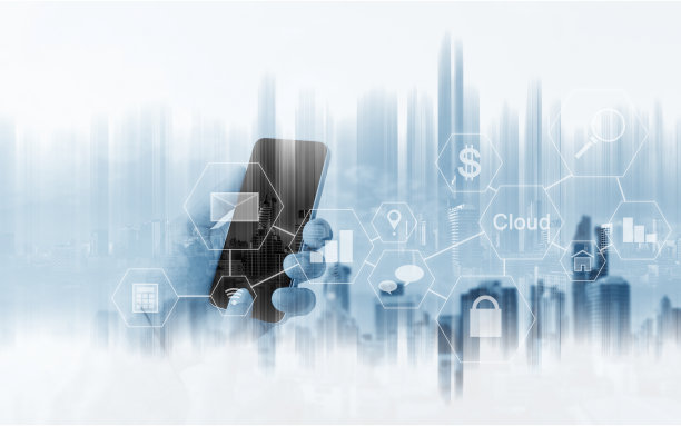 使用手机手持智能手机，网络连接应用技术图片下载