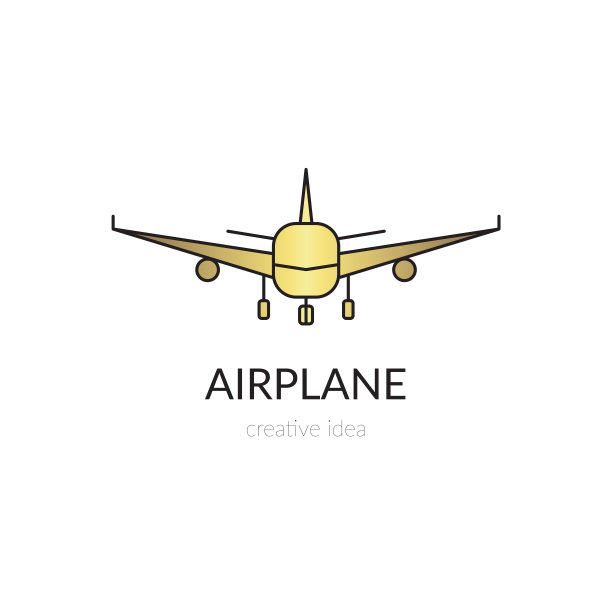 航空公司线模板图片下载