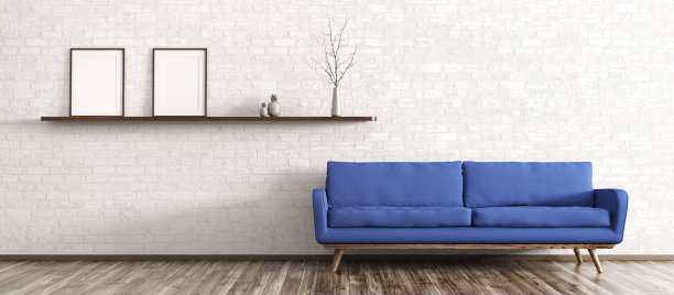 现代客厅室内3d渲染图片下载