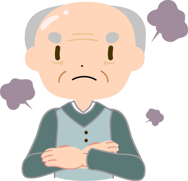 秃头和温柔的老人愤怒图片下载