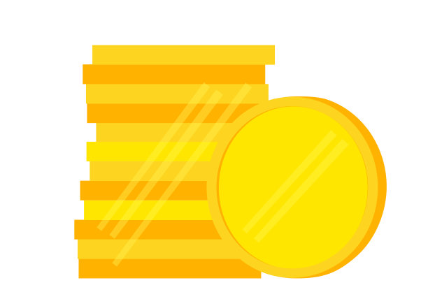 一堆空白金币图片下载