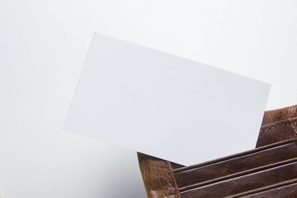 名片模型上的彩色背景。平的。文本复制空间图片下载