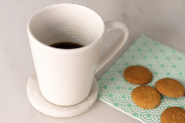 日常场景:咖啡和黄油饼干图片下载