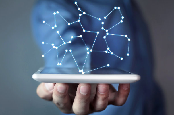 全球网络连接系统。图片下载