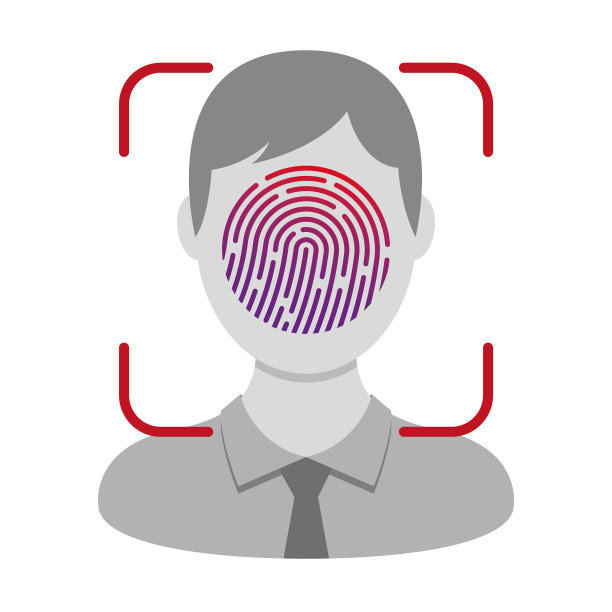 矢量人脸识别设计图片下载