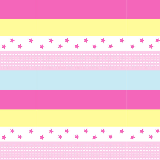 粉红色波尔卡星和白色虚线在粉粉条纹与甜粉彩色条纹图案背景图片下载