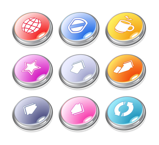 浏览器图标|圆形按钮系列图片下载