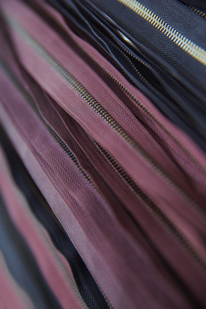 一堆五颜六色的拉链图片下载