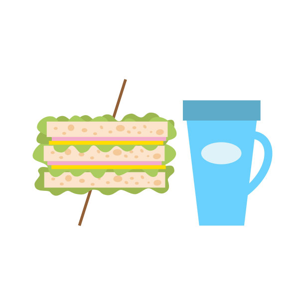 学校午餐和商务午餐盒。图片下载