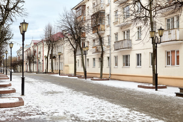 欧洲城的老街图片下载