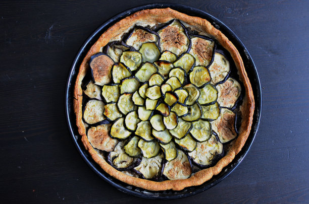 咸味地中海蔬菜挞图片下载