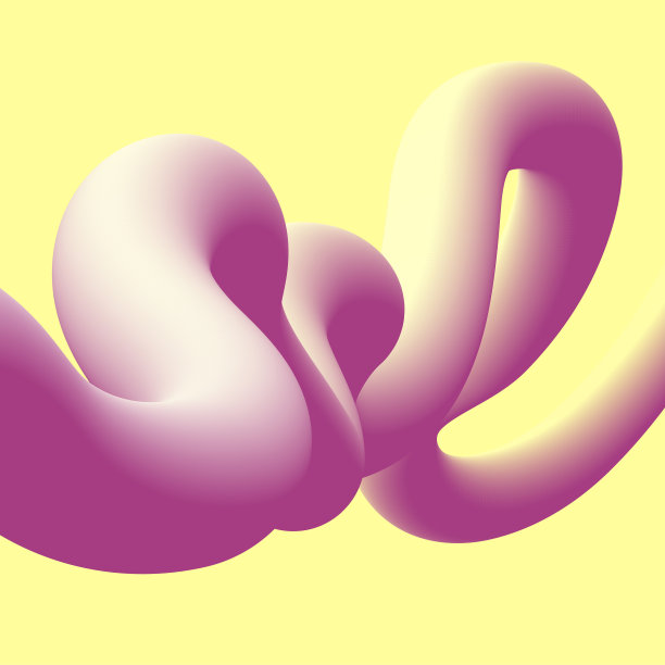 抽象的液体线。梯度流设计。向量图片下载