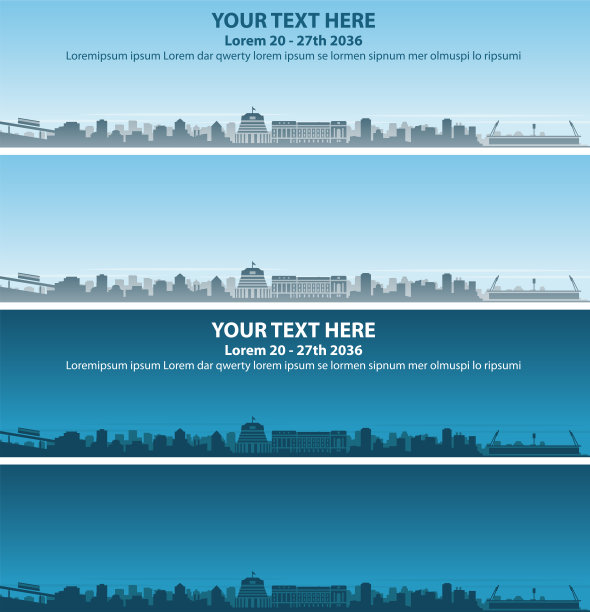 惠灵顿天际线活动横幅图片下载