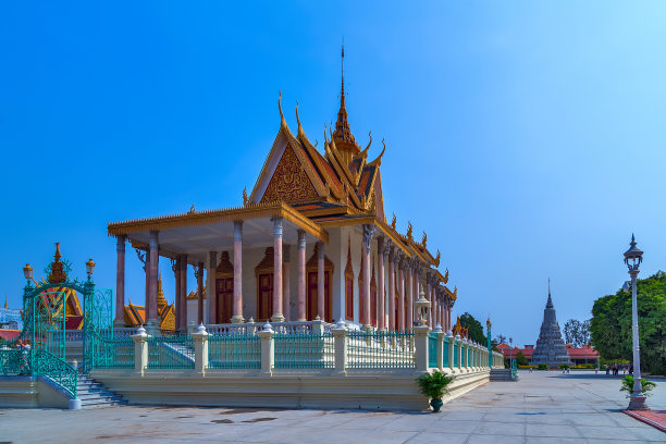柬埔寨金边皇家宫殿金庙图片下载