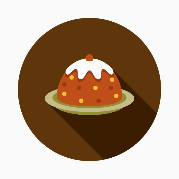 甜点平面设计感恩节图标图片下载