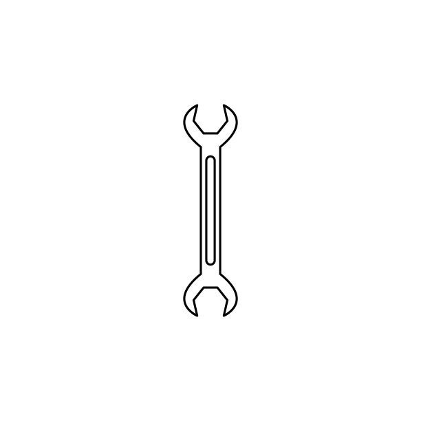 建筑钥匙图标：用于移动概念和Web应用程序的建筑工具元素，网站设计和应用程序开发的细线图标，优质图标图片下载