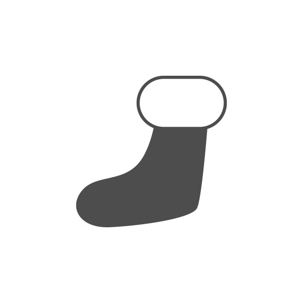 圣诞袜子web图标元素图片下载