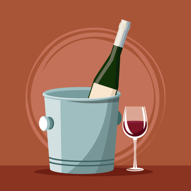 酒瓶和酒杯图片下载