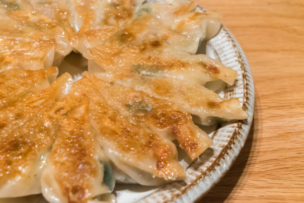 锅贴，饺子，传统亚洲食品。图片下载